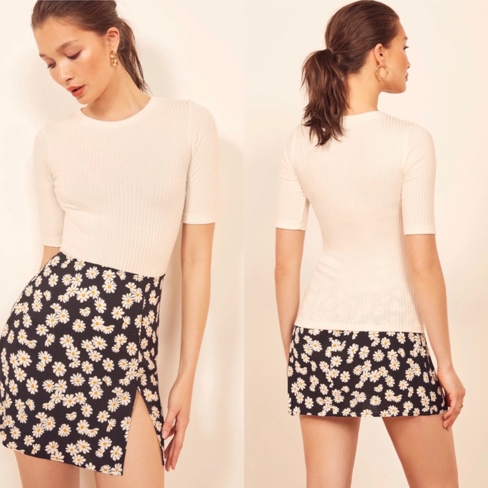 Reformation Janine Top White XS